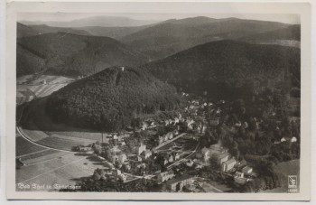 VERKAUFT !!!   AK Foto Bad Thal in Thüringen Luftbild Fliegeraufnahme Ortsansicht bei Ruhla 1940