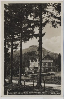 AK Foto Königswinter Oelberg und Hotel Sophienhof 1939