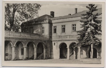 AK Foto Neuzelle Säuleneingang im Klosterhof 1959