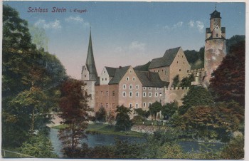 AK Schloss Stein im Erzgebirge Hartenstein 1912
