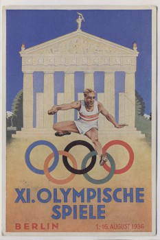 AK Berlin Olympische Spiele Österreich Olympia Fond Sonderausgabe Sonderstempel 1936 RAR