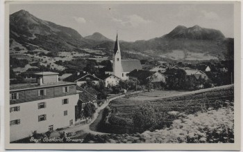 AK Törwang Bayr. Oberland Ortsansicht mit Kirche 1935