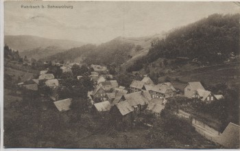 VERKAUFT !!!   AK Rohrbach b. Schwarzburg Ortsansicht Schwarzatal 1926