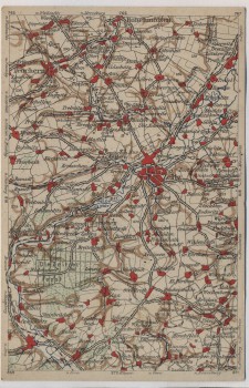 AK Wona-Karte Zeitz mit Teuchern Köstritz 1920