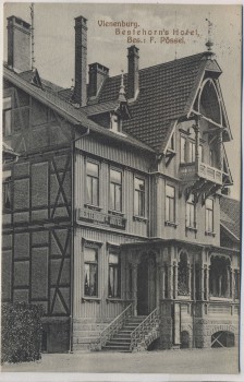 AK Vienenburg Bestehorn's Hotel Bes. F. Pössel b. Goslar 1914 RAR