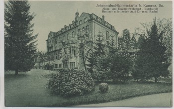 VERKAUFT !!!   AK Johannisbad Schmeckwitz b. Kamenz Sachsen 1920