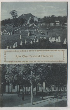 AK Biederitz Alte Oberförsterei 2 Bilder 1910