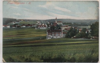 AK Friedrichsbrunn im Harz Ortsansicht b. Thale 1909