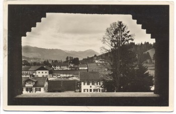 AK Reichsführerschule Tölz Blick aus dem Fenster 1935 RAR