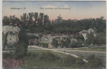 AK Kalkberge Alte Kalköfen am Glockenberg Rüdersdorf b. Berlin 1913