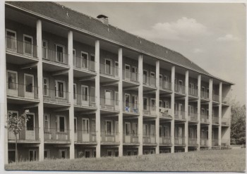 AK Foto Glauchau Krankenhaus 1972