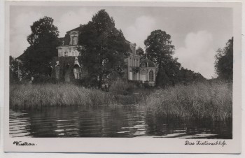 AK Foto Wustrau Das Zietenschloß Gaststätte b. Fehrbellin 1941