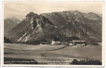 VERKAUFT !!!   AK Inzell Oberbayern Blick auf Einsiedel-Kienberg Rauschberg Falkenstein u. Sonntagshorn 1940