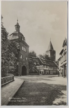 AK Foto Mühlhausen in Thüringen Inneres Frauentor 1940