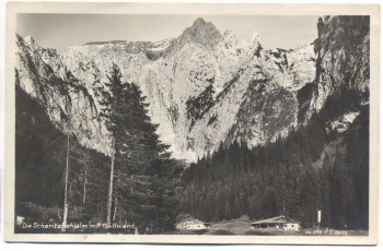 AK Scharitzkehlalm mit Göllwand b. Berchtesgaden 1930