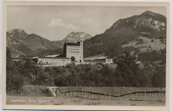 AK Foto Sonthofen Burg-Kaserne 1950
