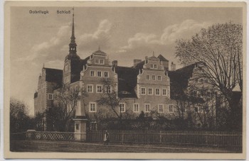 AK Dobrilugk Doberlug-Kirchhain Schloß 1920