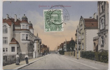 AK Gablonz an der Neiße Pfeifferstraße Jablonec nad Nisou Böhmen Tschechien 1913