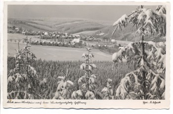 VERKAUFT !!!   AK Blick auf den Wintersportplatz Gehlberg b. Gräfenroda Thüringen 1938