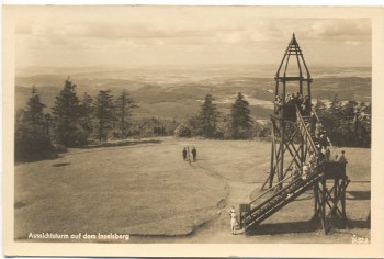 AK Aussichtsturm auf dem Inselsberg Gothaischer Gasthof b. Brotterode Tabarz Thüringen 1940 RAR