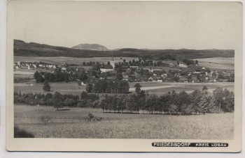 AK Foto Friedersdorf (Spree) Ortsansicht b. Neusalza-Spremberg 1939