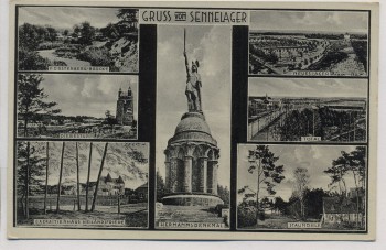 AK Mehrbild Gruss vom Sennelager b. Paderborn 1935