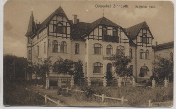 AK Ostseebad Zinnowitz Baltisches Haus 1918 RAR