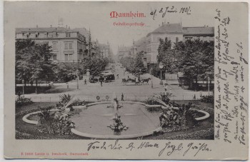 AK Mannheim Heidelbergerstraße 1901
