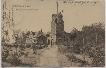 AK Großenhain in Sachsen Partie am Kupferberg 1925