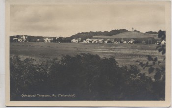 AK Foto Ostseebad Thiessow Teilansicht mit Turm Rügen 1940