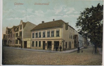 AK Güstrow Lindenstrasse 1906 RAR