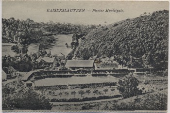 AK Kaiserslautern Blick auf Stadtbad 1927