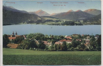 AK Tegernsee von Osten Ortsansicht 1911