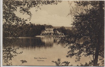 AK Bad Nauheim Teichhaus 1911