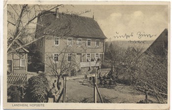 AK Niedernhausen Odenwald Landheim der Darmstädter Eleonorenschule bei Schloss Lichtenberg 1928