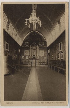 AK Erfurt Evangelisches Waisenhaus Festsaal 1920