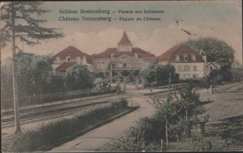 AK Carspach Schloss Sonnenberg Haut-Rhin Elsass Altkirch 1913