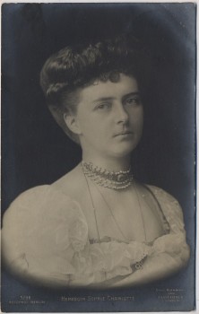 AK Foto Herzogin Sophie Charlotte von Oldenburg 1908
