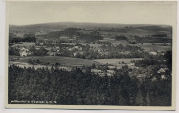 AK Foto Wöllershof Ortsansicht b. Störnstein Neustadt an der Waldnaab 1935