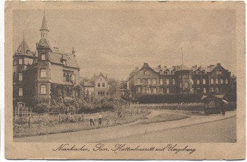 AK Neunkirchen Saar Hüttenlazarett mit Umgebung 1920