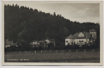 VERKAUFT !!!   AK Foto Schloßwirtschaft Voithenberg b. Furth im Wald 1940