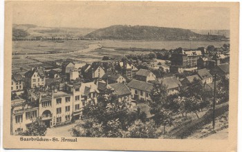 AK Saarbrücken St. Arnual 1921