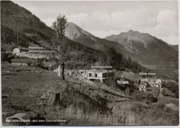 AK Foto Berchtesgaden Auf dem Obersalzberg Platterhof Bormann-Haus Hitler-Haus nach Zerstörung 1945