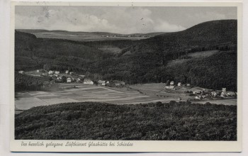 AK Glashütte Ortsansicht b. Schieder Schwalenberg 1955