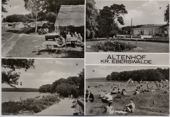 AK Foto Mehrbild Altenhof (Schorfheide) am Werbellinsee 1980