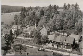 AK Foto Blick auf Königshütte / Harz b. Oberharz am Brocken 1981
