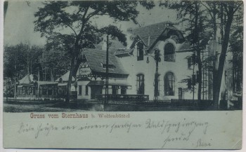 AK Gruss vom Sternhaus b. Wolfenbüttel 1902