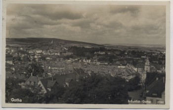 AK Foto Gotha Ortsansicht Verlag Bräunlich 1930