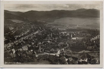 AK Foto Herzberg am Harz Luftbild Fliegeraufnahme 1942