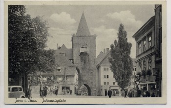 AK Foto Jena in Thüringen Johannisplatz 1938